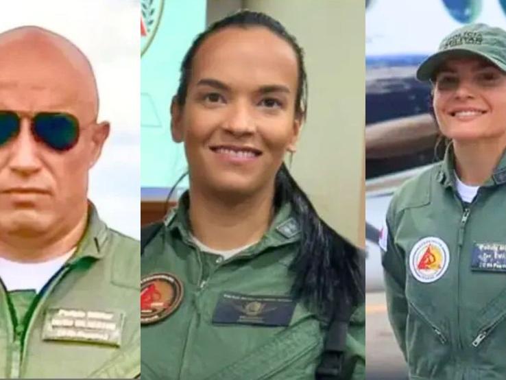 As vítimas são o tenente-coronel Luis Fernando Silvestre, a tenente Alice dos Santos Almeida e a tenente Gabriela Emília Soares Resen